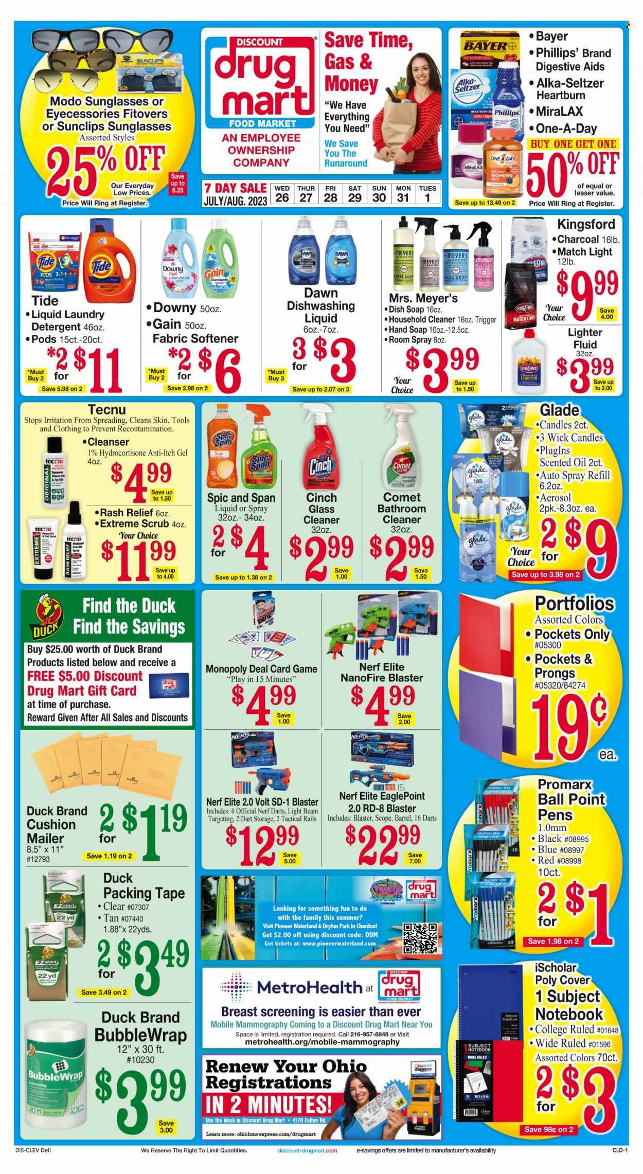 Discount Drug Mart (OH) Weekly Ad Flyer Specials July 26 to August 1, 2023