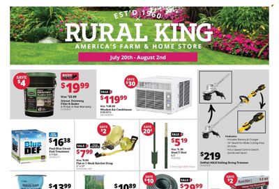 Rural King (IL, IN, KY, PA, VA) Weekly Ad Flyer Specials July 20 to August 2, 2023