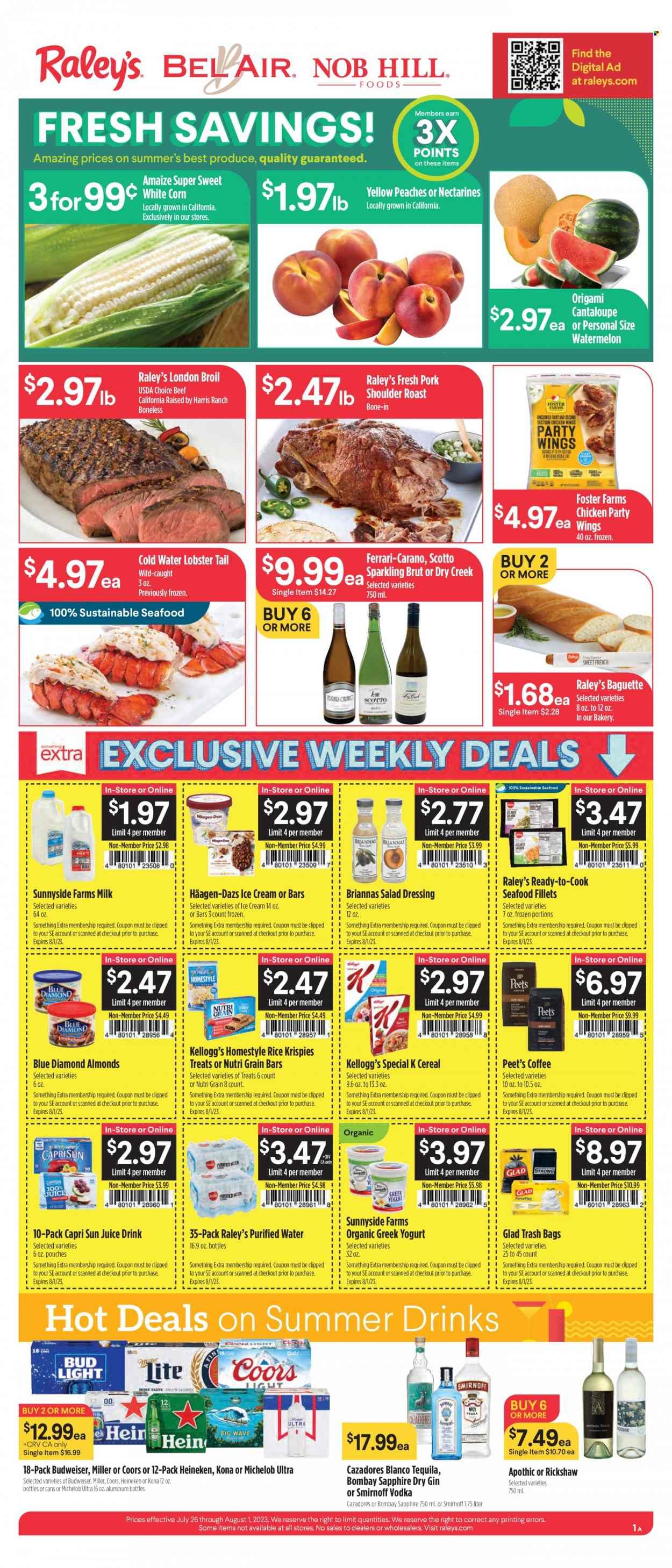 Raley's (CA, NV) Weekly Ad Flyer Specials July 26 to August 1, 2023
