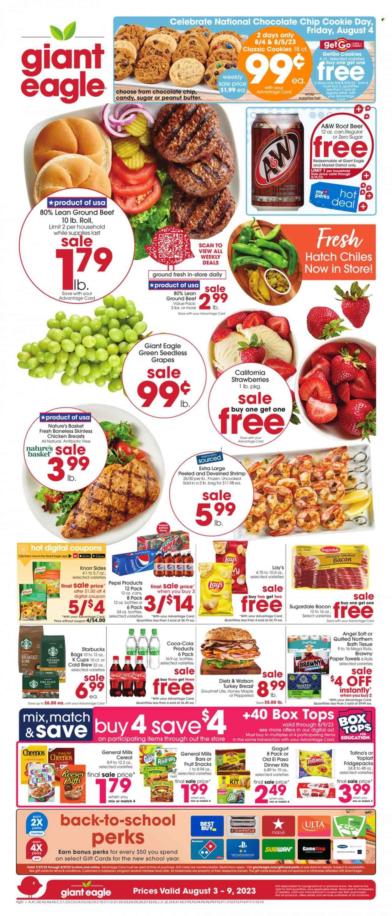 Giant Eagle (PA) Weekly Ad Flyer Specials August 3 to August 9, 2023