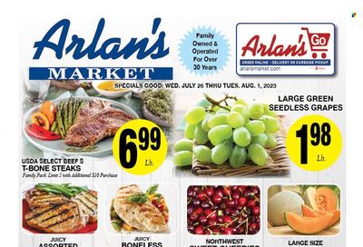 Arlan's Market (TX) Weekly Ad Flyer Specials July 26 to August 1, 2023