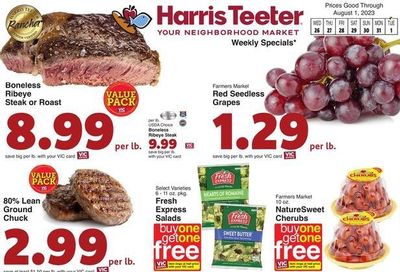 Harris Teeter Weekly Ad Flyer Specials July 26 to August 1, 2023