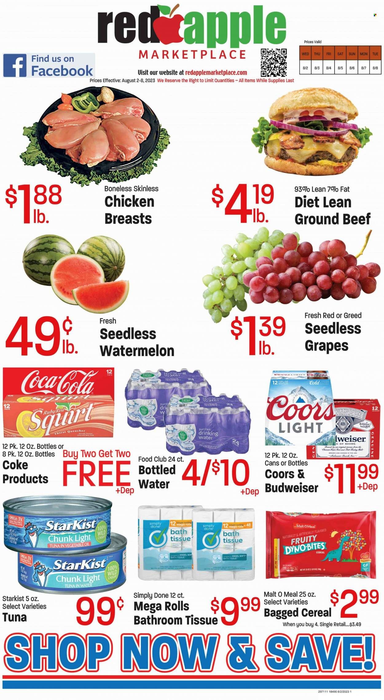 Red Apple Marketplace (OR) Weekly Ad Flyer Specials August 2 to August 8, 2023