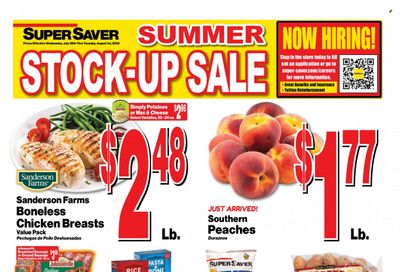 Super Saver Weekly Ad Flyer Specials July 26 to August 1, 2023