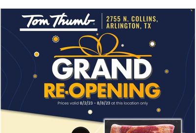 Tom Thumb (TX) Weekly Ad Flyer Specials August 2 to August 8, 2023