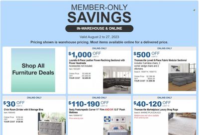 Costco Weekly Ad Flyer Specials August 2 to August 27, 2023