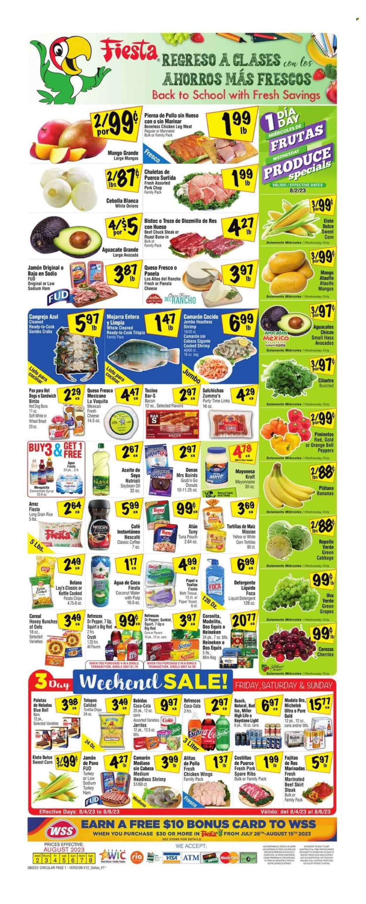 Fiesta Mart (TX) Weekly Ad Flyer Specials August 2 to August 8, 2023