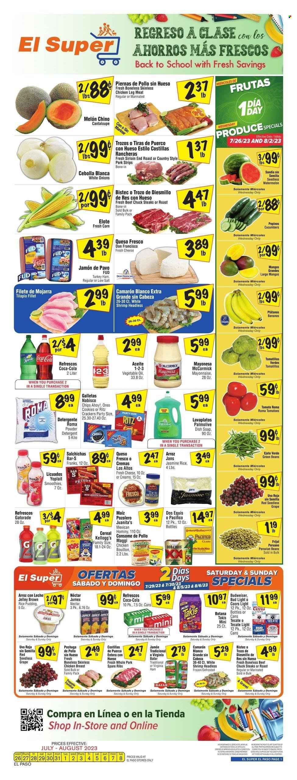 El Super (TX) Weekly Ad Flyer Specials August 2 to August 8, 2023
