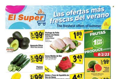 El Super (CA) Weekly Ad Flyer Specials August 2 to August 8, 2023