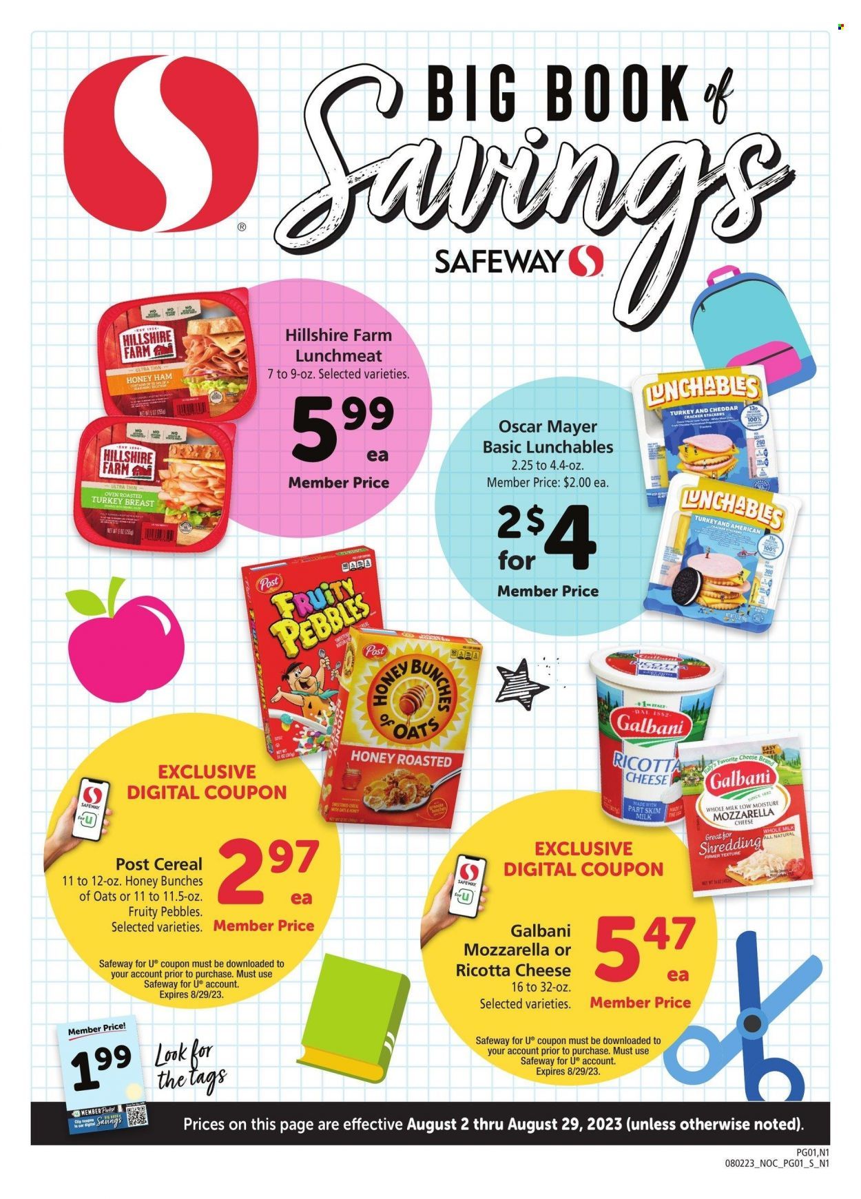 Safeway (CA) Weekly Ad Flyer Specials August 2 to August 29, 2023