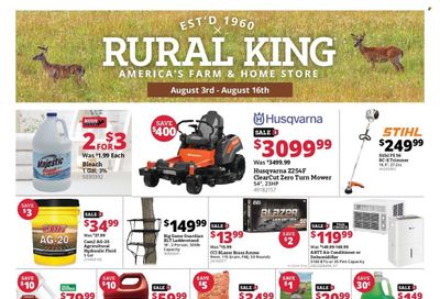 Rural King (AL, FL) Weekly Ad Flyer Specials August 3 to August 16, 2023