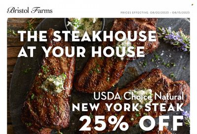 Bristol Farms (CA) Weekly Ad Flyer Specials August 2 to August 15, 2023