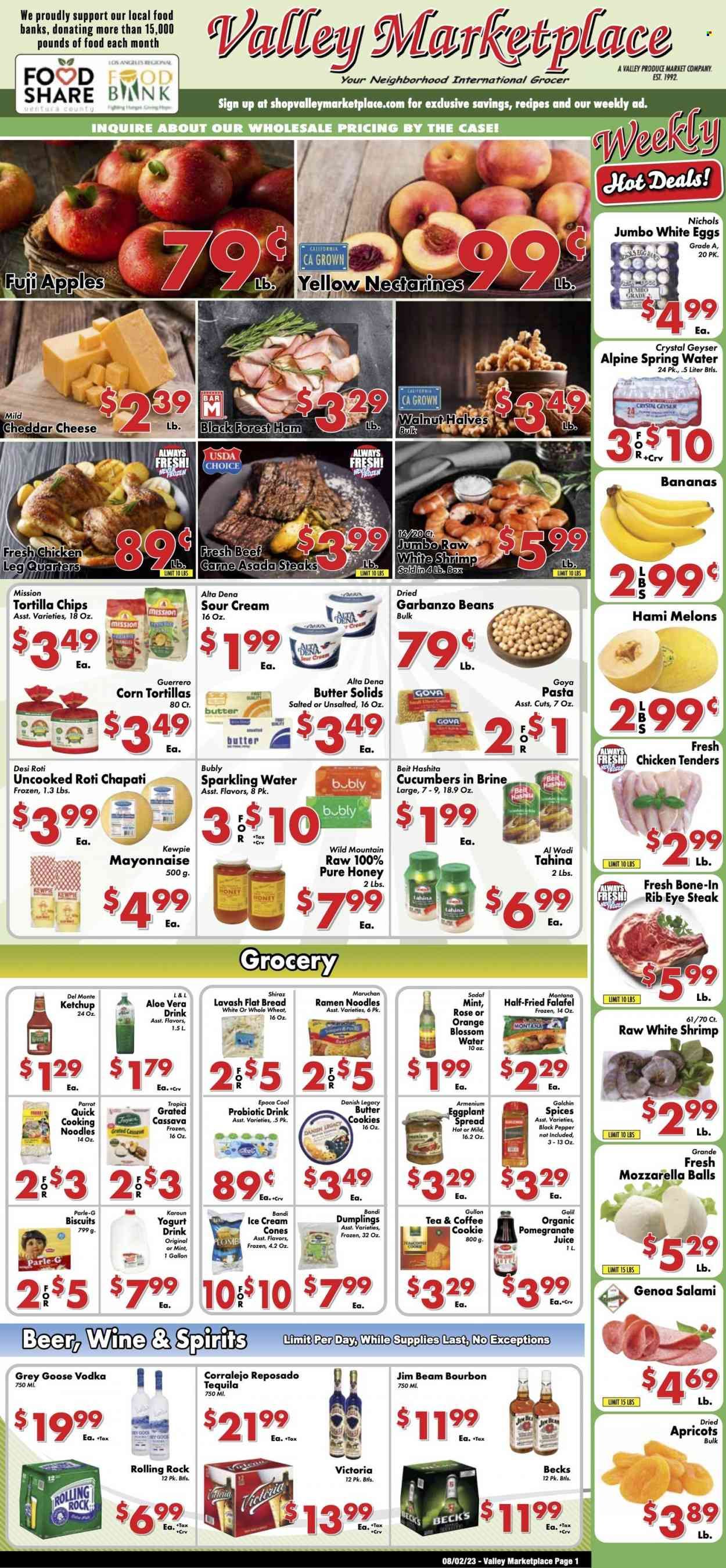 Valley Marketplace (CA) Weekly Ad Flyer Specials August 2 to August 8, 2023