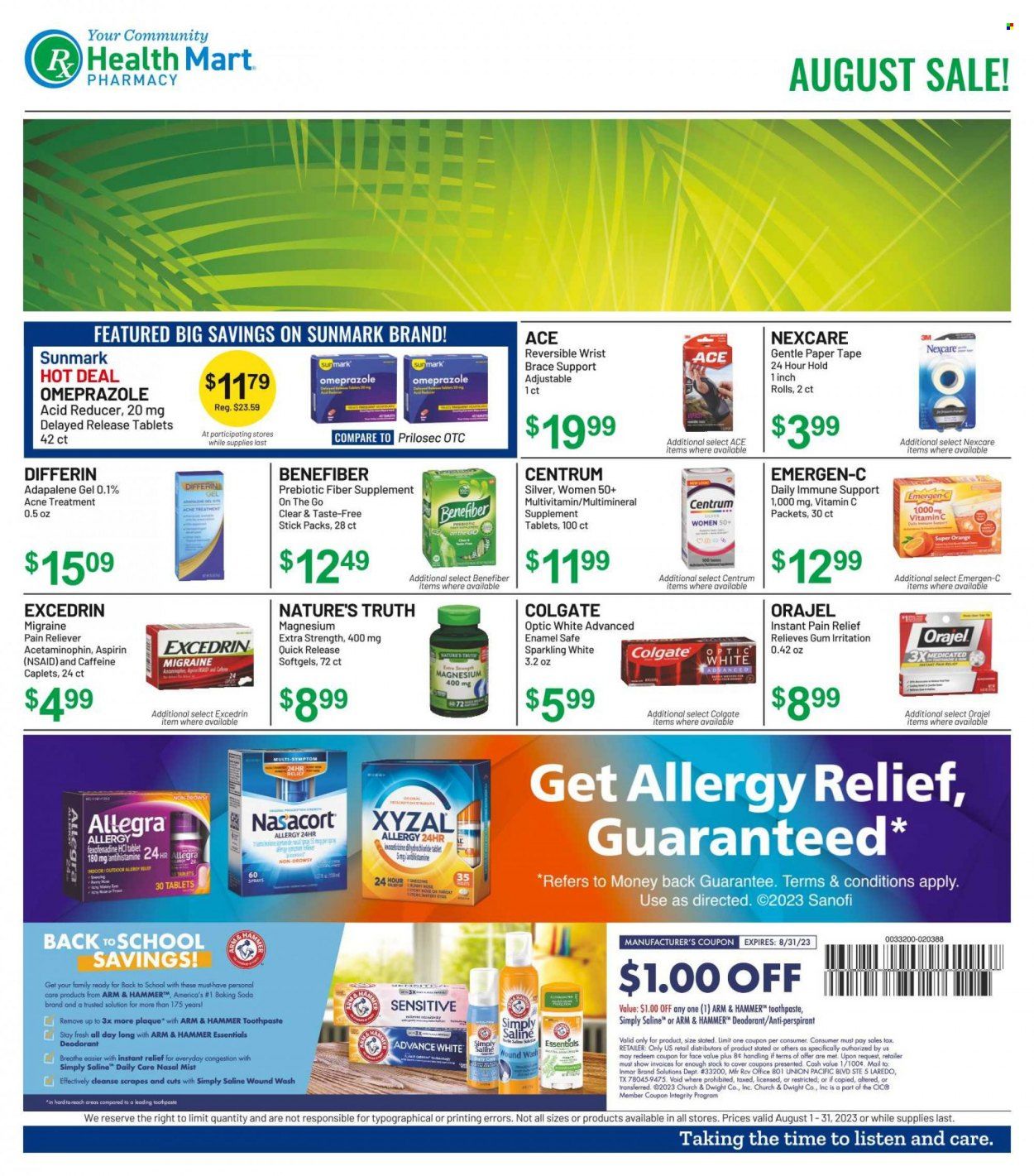 Health Mart Weekly Ad Flyer Specials August 1 to August 31, 2023