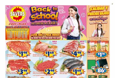 Savers Cost Plus (TX) Weekly Ad Flyer Specials August 2 to August 8, 2023