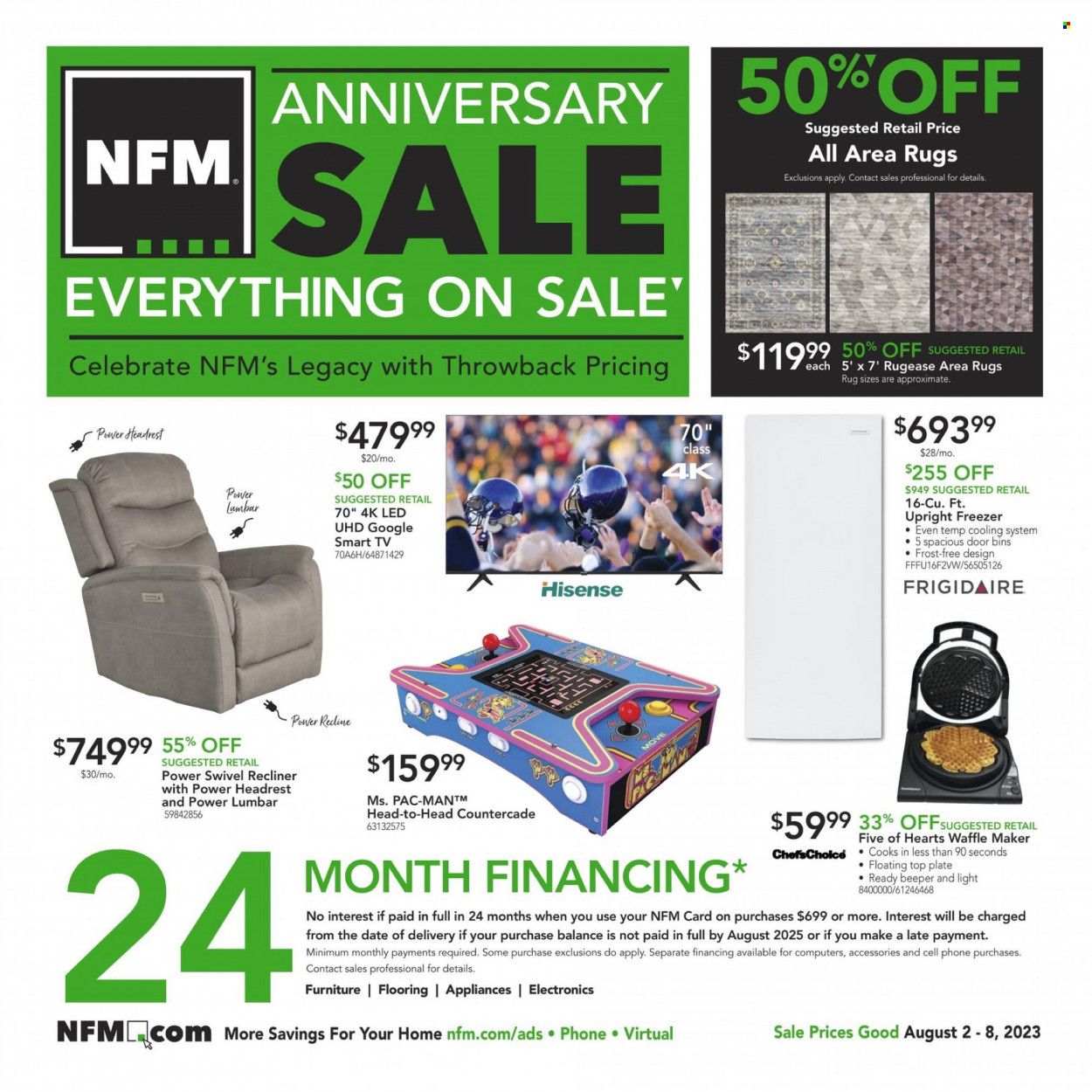 Nebraska Furniture Mart (IA, KS, NE, TX) Weekly Ad Flyer Specials August 2 to August 8, 2023