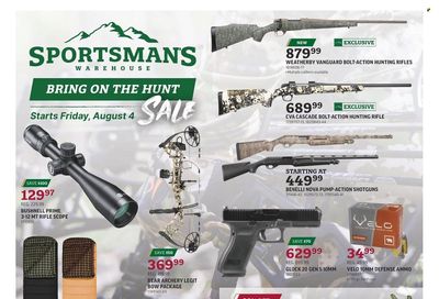 Sportsman's Warehouse Weekly Ad Flyer Specials August 4 to August 20, 2023