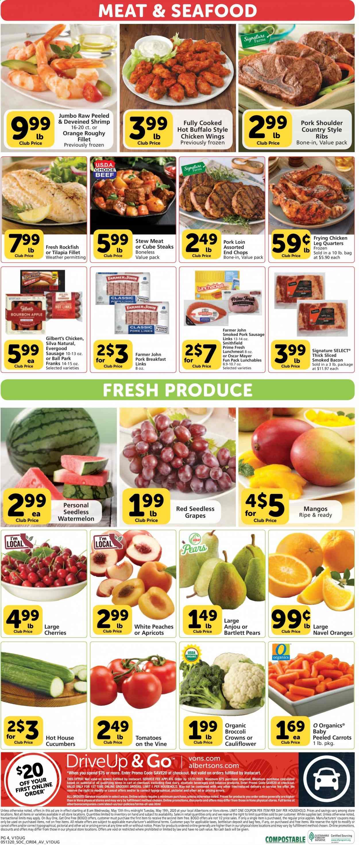 Vons Weekly Ad & Flyer May 13 to 19