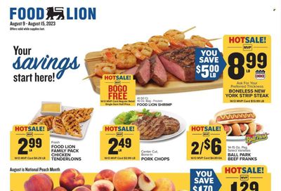 Food Lion (GA) Weekly Ad Flyer Specials August 9 to August 15, 2023