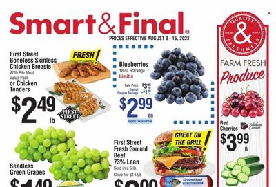 Smart & Final (CA) Weekly Ad Flyer Specials August 9 to August 15, 2023