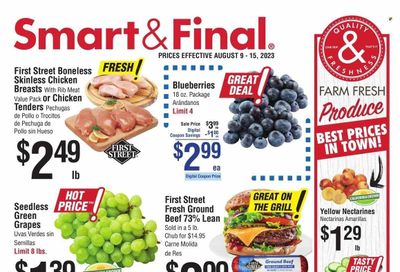 Smart & Final (CA) Weekly Ad Flyer Specials August 9 to August 15, 2023