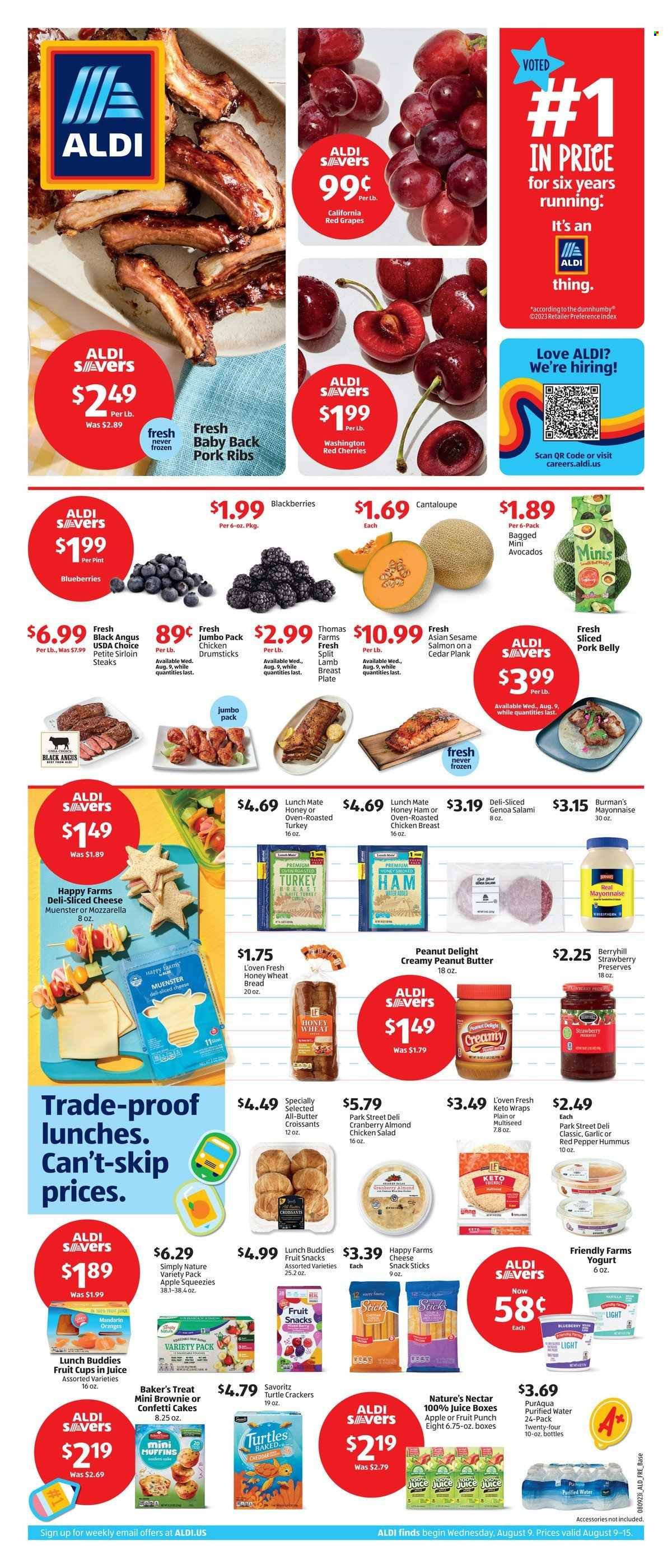 ALDI (DC, DE, MD, PA, VA, WV) Weekly Ad Flyer Specials August 9 to August 15, 2023