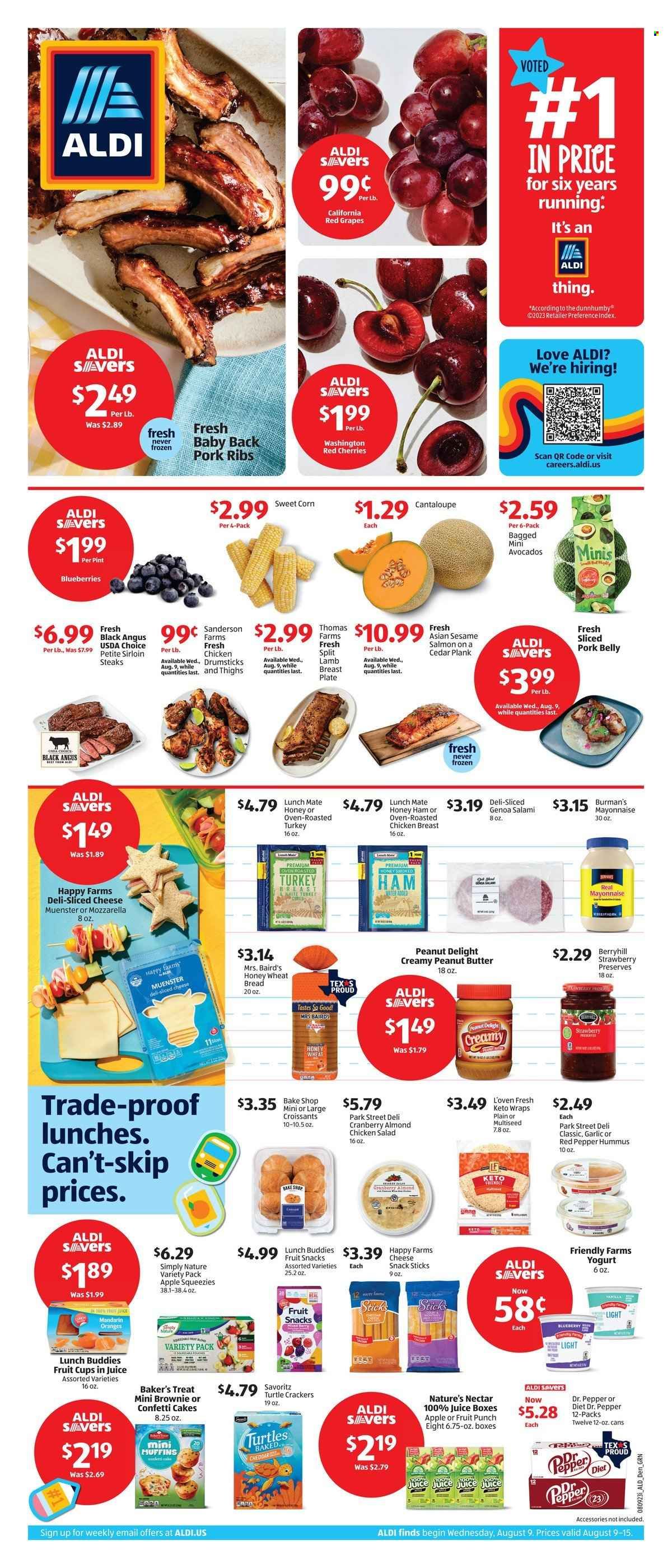 ALDI (TX) Weekly Ad Flyer Specials August 9 to August 15, 2023