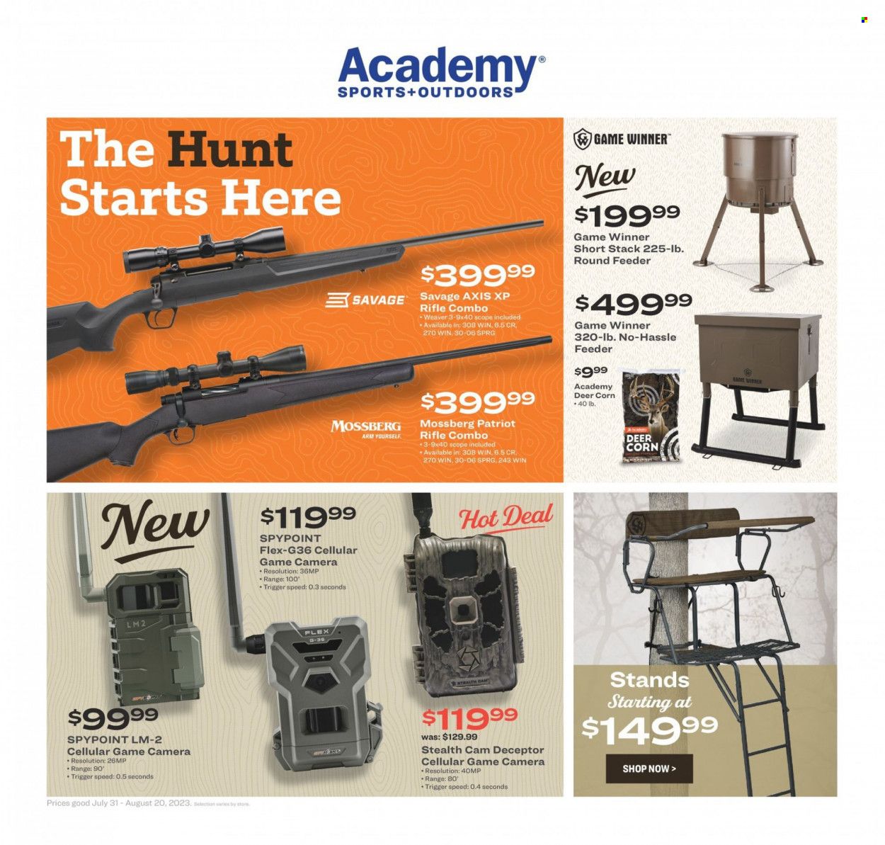 Academy Sports + Outdoors Weekly Ad Flyer Specials July 31 to August 20, 2023