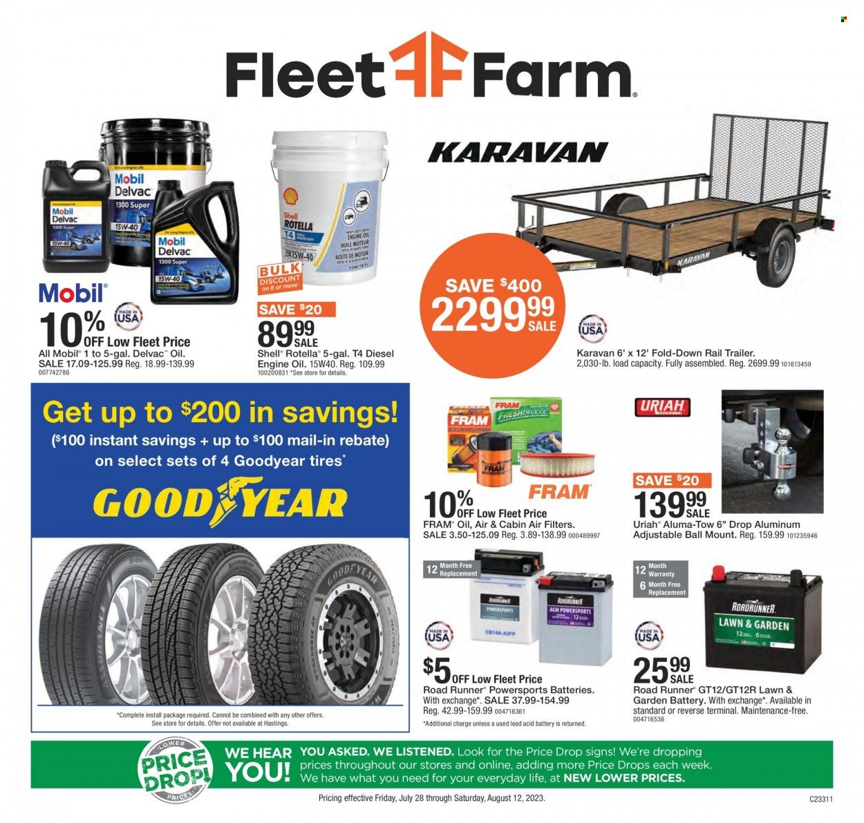 Fleet Farm (IA, MN, ND, WI) Weekly Ad Flyer Specials July 28 to August 12, 2023
