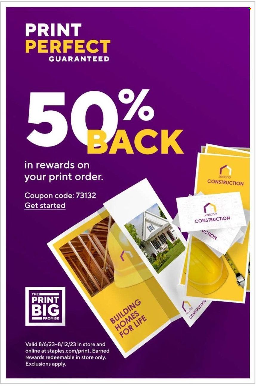 Staples Weekly Ad Flyer Specials August 6 to August 12, 2023