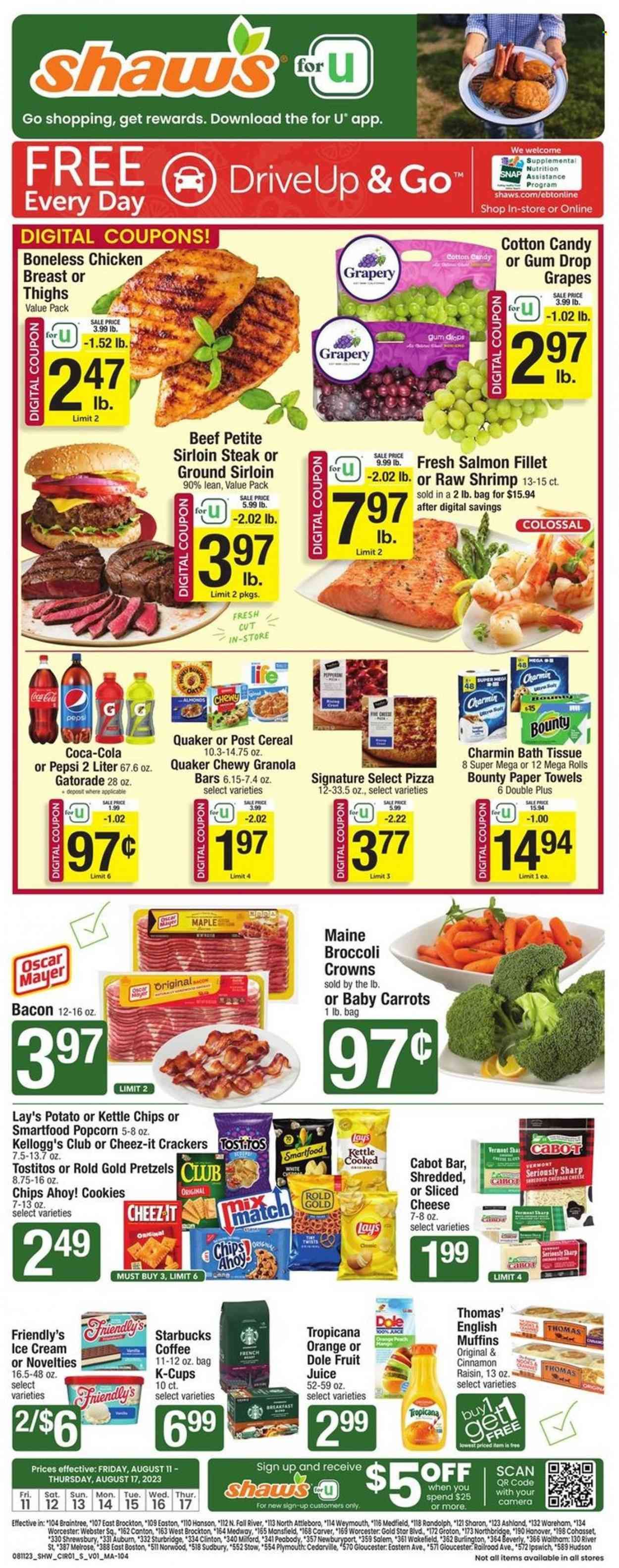 Shaw’s (MA, ME, NH, RI, VT) Weekly Ad Flyer Specials August 11 to August 17, 2023