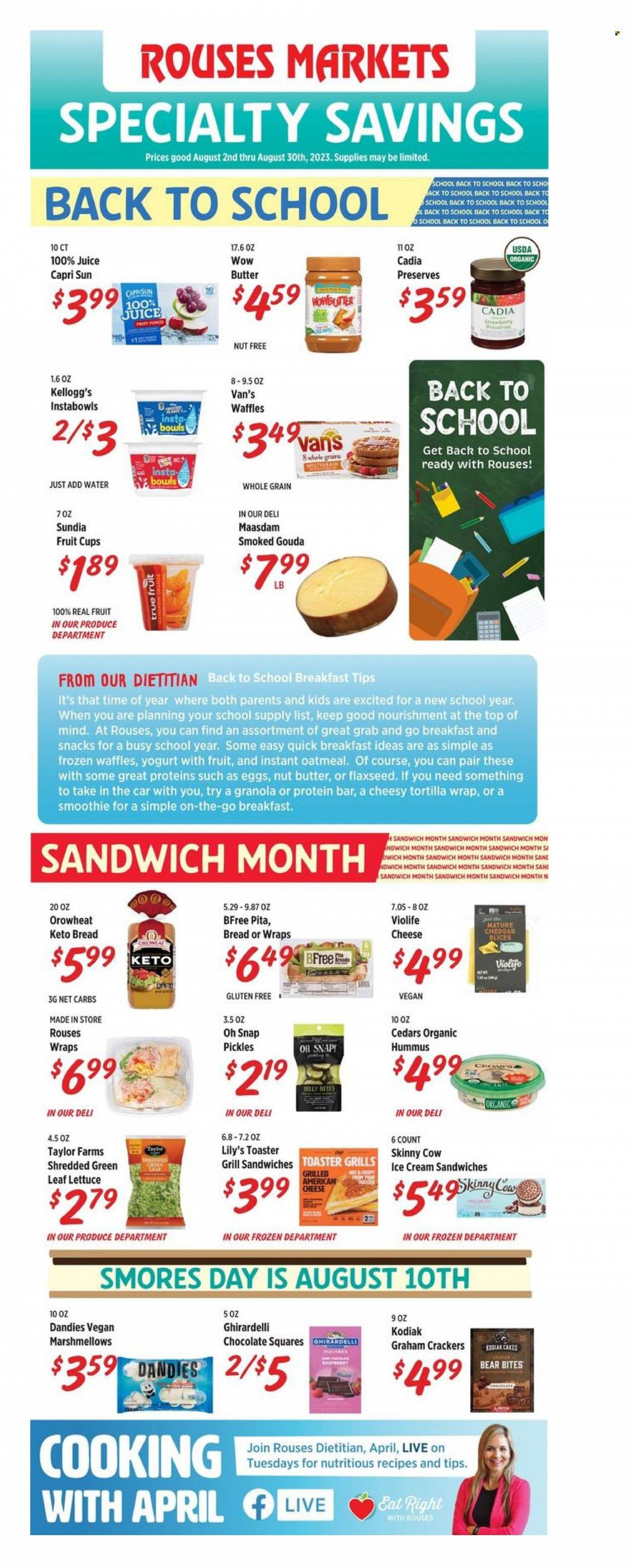 Rouses Markets (LA) Weekly Ad Flyer Specials August 2 to August 30, 2023