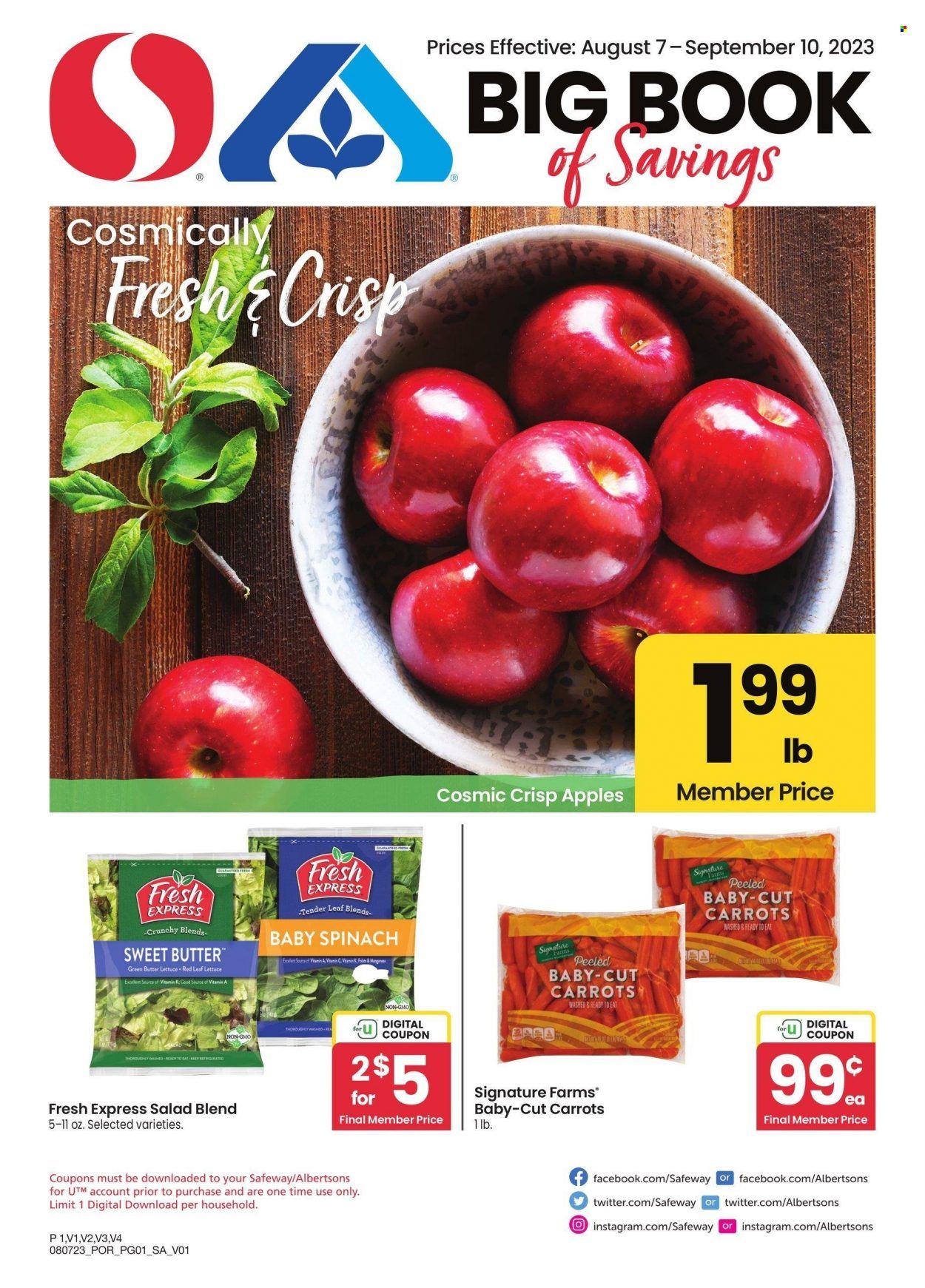 Safeway (OR, WA) Weekly Ad Flyer Specials August 7 to September 10, 2023