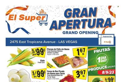 El Super (NV) Weekly Ad Flyer Specials August 9 to August 15, 2023