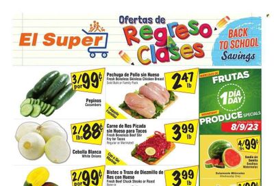 El Super (CA) Weekly Ad Flyer Specials August 9 to August 15, 2023