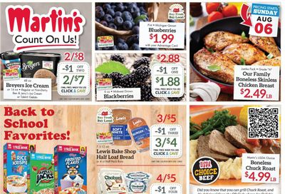 Martin’s (IN, MI) Weekly Ad Flyer Specials August 6 to August 12, 2023