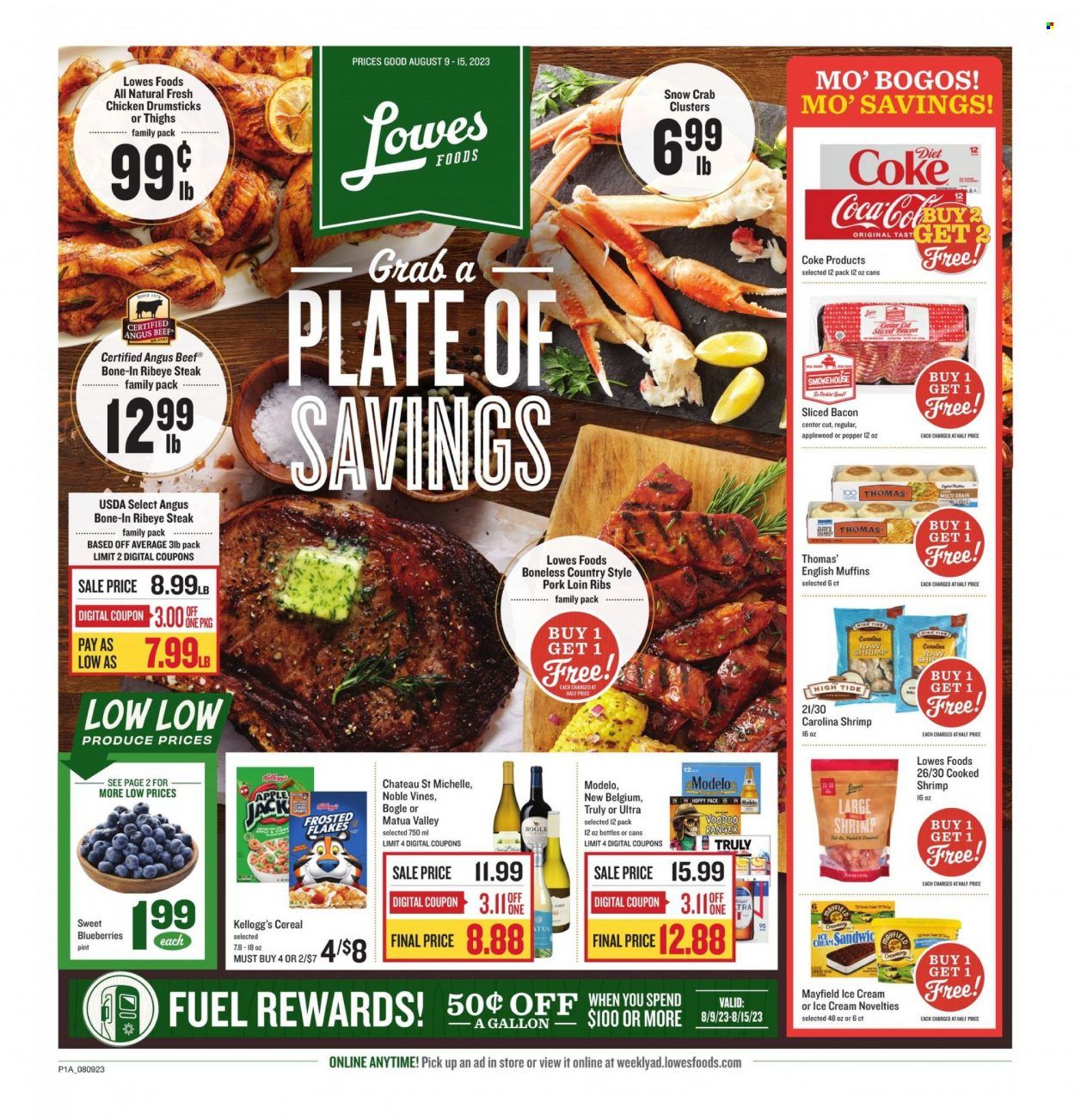 Lowes Foods (NC, SC) Weekly Ad Flyer Specials August 9 to August 15, 2023