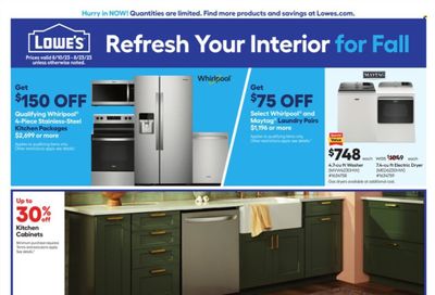 Lowe's Weekly Ad Flyer Specials August 10 to August 23, 2023