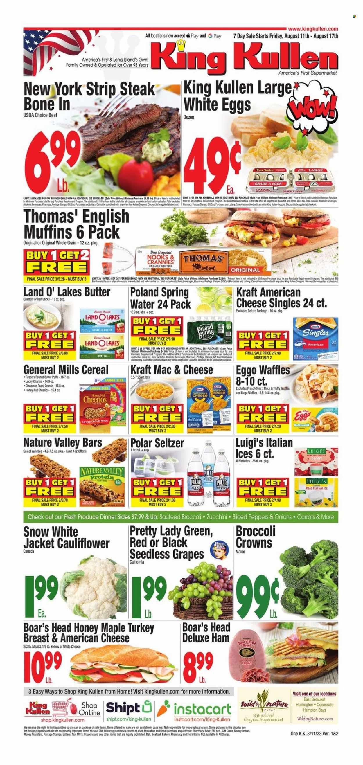 King Kullen (NY) Weekly Ad Flyer Specials August 11 to August 17, 2023