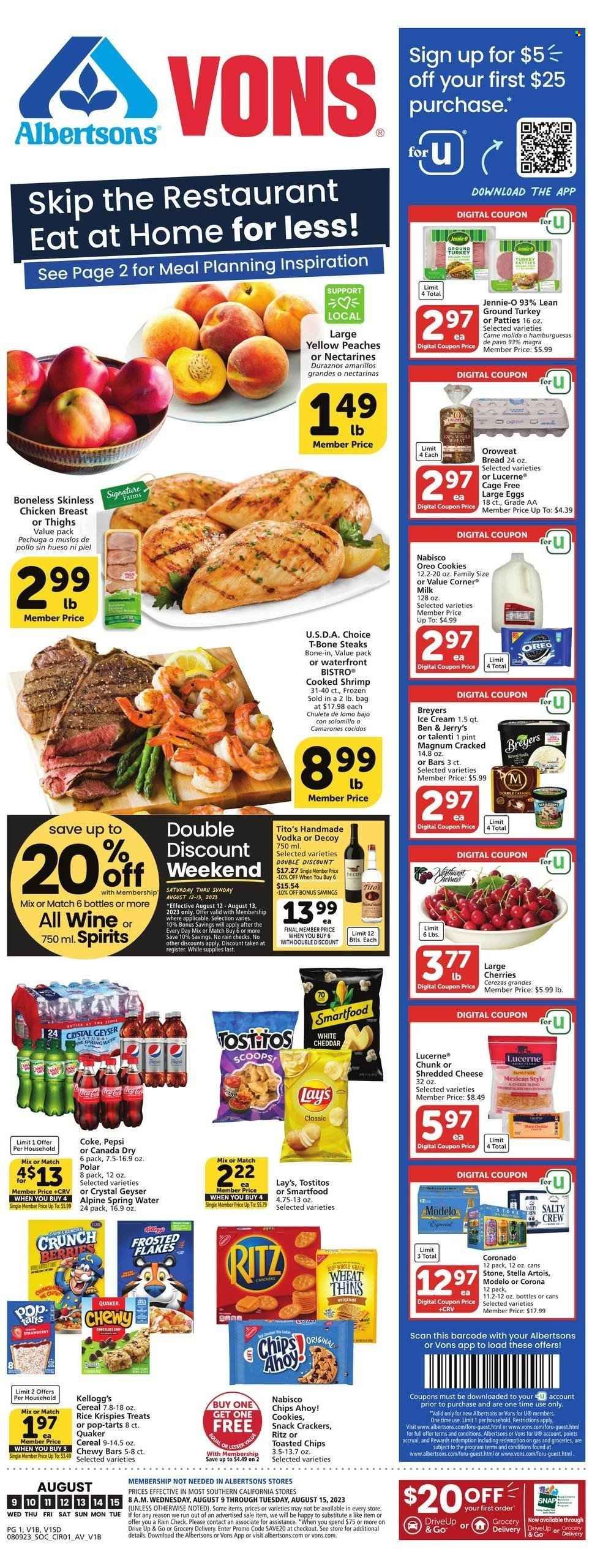 Vons (CA) Weekly Ad Flyer Specials August 9 to August 15, 2023