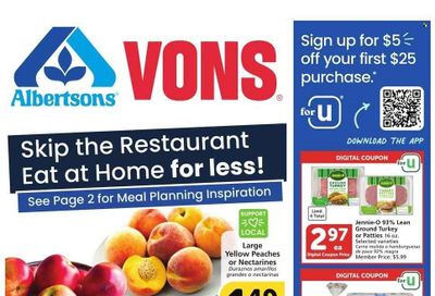Vons (CA) Weekly Ad Flyer Specials August 9 to August 15, 2023