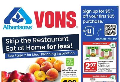 Vons (CA) Weekly Ad Flyer Specials August 9 to August 15, 2023