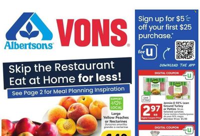 Vons (CA) Weekly Ad Flyer Specials August 9 to August 15, 2023
