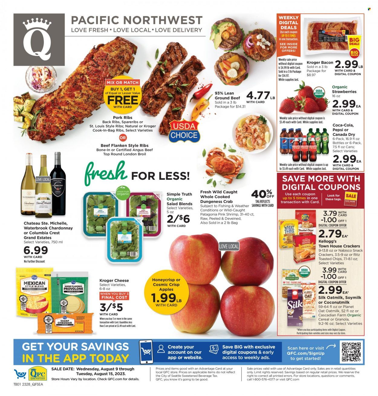 QFC (WA) Weekly Ad Flyer Specials August 9 to August 15, 2023
