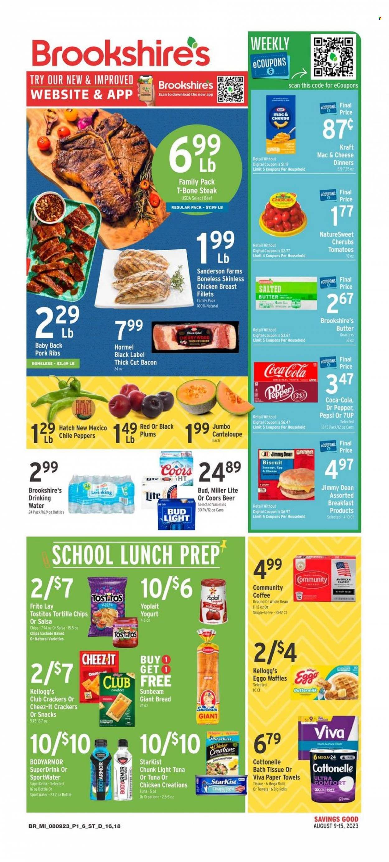 Brookshires (AR, LA, TX) Weekly Ad Flyer Specials August 9 to August 15, 2023
