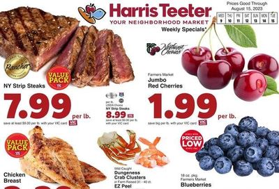 Harris Teeter Weekly Ad Flyer Specials August 9 to August 15, 2023
