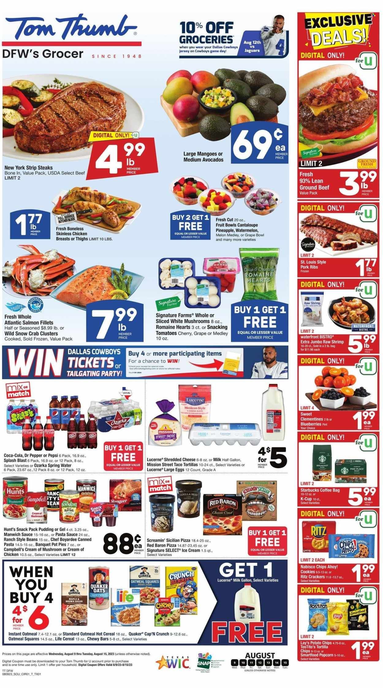 Tom Thumb (TX) Weekly Ad Flyer Specials August 9 to August 15, 2023