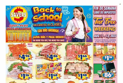 Savers Cost Plus (TX) Weekly Ad Flyer Specials August 9 to August 15, 2023