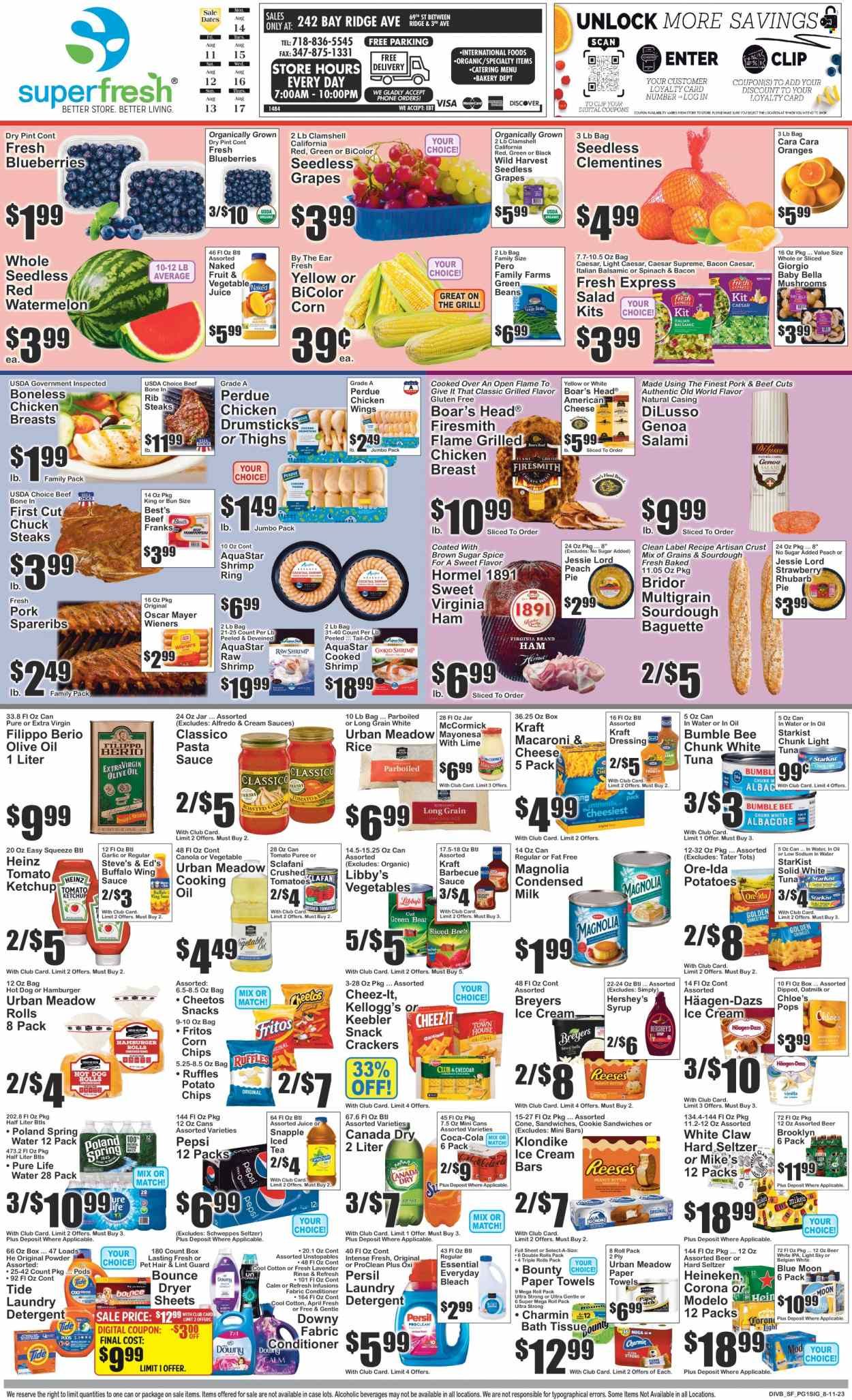 Super Fresh (NY) Weekly Ad Flyer Specials August 11 to August 17, 2023