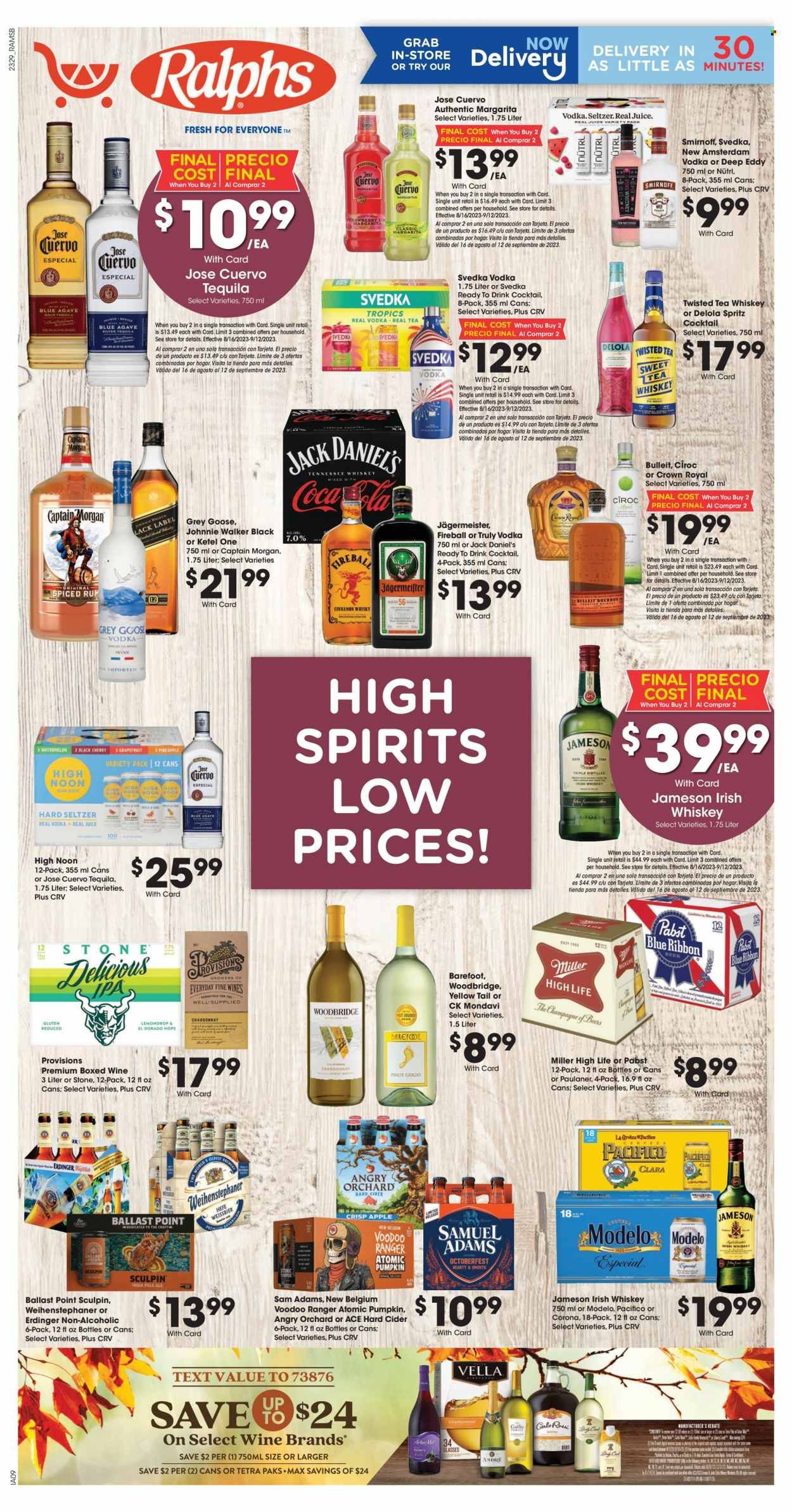 Ralphs (CA) Weekly Ad Flyer Specials August 16 to September 12, 2023